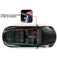 Pantalla LED Inteligente y Flexible para Ventana Trasera de Auto, Controlada por Aplicación, para Uso en Centros Comerciales y Ascensores