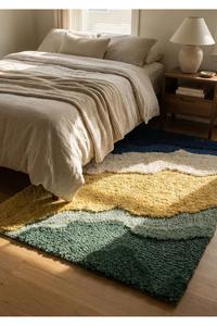 Anti-Static & Anti-Allergy Wool Carpet Hypoallergenic <b>Bedside</b> <b>Rug</b> for Elderly Home Available at Affordable Price - Product Image 4