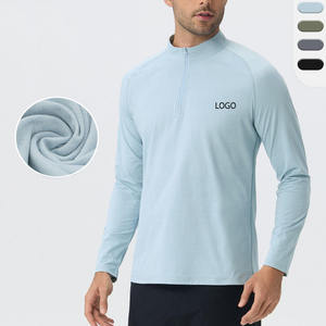 T-shirt en jersey tricoté imprimé sur mesure pour homme, col rond, coupe classique, fermeture à cordon, sportif, respirant, pour la course à pied et la gym, manches courtes - Product Image 1