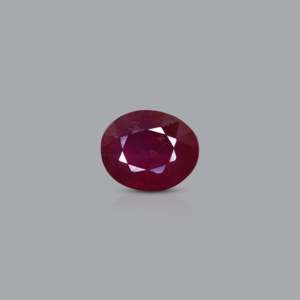 3.65 Carat Premium Ruby Loose Gemstone Emerald Cut 8x10mm for Fine Jewelry - Product Image 1