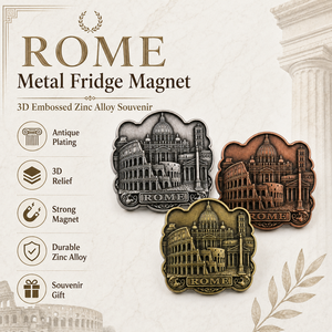 Aimant <span class=keywords><strong>de</strong></span> réfrigérateur personnalisé en métal souvenir <span class=keywords><strong>de</strong></span> <span class=keywords><strong>Rome</strong></span>, relief 3D, aimant <span class=keywords><strong>de</strong></span> réfrigérateur en alliage <span class=keywords><strong>de</strong></span> zinc personnalisé, vente en gros pour les boutiques <span class=keywords><strong>de</strong></span> cadeaux internationales - Product Image 2
