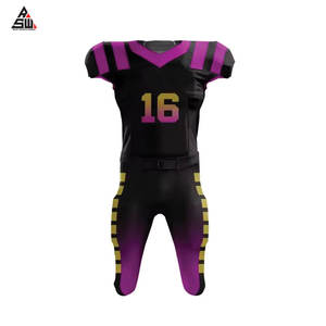 Uniforme de Fútbol Americano de Estilo Único, Talla Grande, Personalizable, Material de Poliéster de Alta Calidad, Equipación de Equipo - Product Image 2