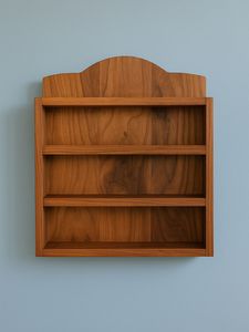 Étagère murale flottante en bois de style moderne pour le rangement et la décoration intérieure de la maison - Product Image 1