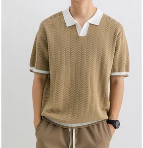 Camiseta Casual de Verano para Hombre, 100% Algodón Jersey, Transpirable, de Color Sólido, Manga Corta, Tejido de Punto, Corte Moderno - Product Image 3