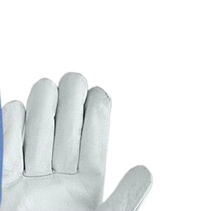 Gants de sécurité en coton bleu et blanc, longueur poignet, respirants, pour le sport et l'extérieur, style uni, printemps-automne - Product Image 3