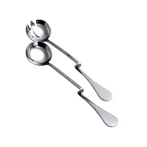 Ensemble de cuillères en métal au design minimaliste pour la cuisine moderne, la table à manger et l'usage domestique contemporain - Product Image 4