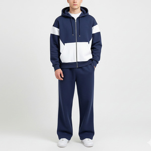 Wholesale Heavyweight Cotton Tracksuit French Terry Tracksuit OEM Factory for Streetwear Brands - Product Image 2