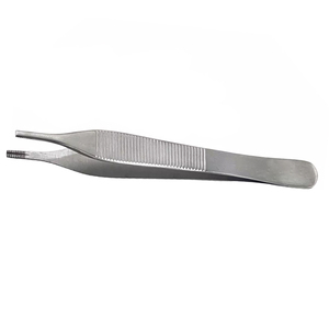 Pinzas Adson Marrones de Acero Inoxidable, Pinzas Quirúrgicas para Tejidos, Instrumento de Precisión para Uso Médico - Product Image 2