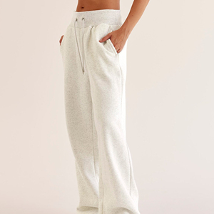 Pantalones Deportivos de Estilo Simple, Hip Hop, con Bordado en las Piernas, Felpa Cálida, Ropa Deportiva de Invierno - Product Image 3
