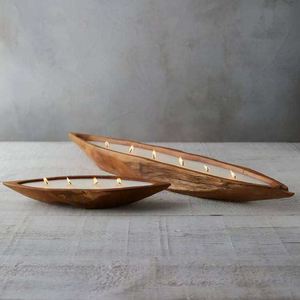 Rustic Decor Indian-Made Wooden Candle Holders for Home Hotel Tabletop Decor for Christmas Occasions Other Candle <b>Jars</b> - Product Image 4