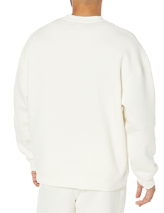 Ensemble de sweat-shirt à col rond pour homme, couleur unie, pantalon de jogging en molleton, 2 pièces, tenue d'automne, style décontracté - Product Image 6