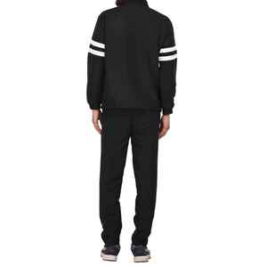 Ensemble de survêtements à capuche 2 pièces pour hommes, manches longues, décontracté, pour la gym, hiver, motif imprimé uni, tenue de sport décontractée - Product Image 4