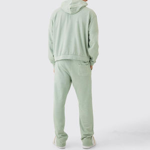 Survêtements de sport personnalisés pour hommes en polyester à capuche, faible MOQ, tenues de jogging et de survêtements de sport sur mesure à prix abordable - Product Image 2