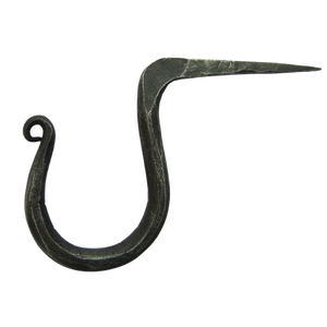 Gancho multiusos montado en la pared, gancho de Metal de hierro forjado con acabado antiguo de lujo para dormitorio, baño, cocina, hogar y uso al aire libre - Product Image 6