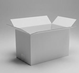 3 Ply <b>White</b> Corrugated Board Folders 12.125x9.25x5 Inch Lightweight UV Coated Shipping Packaging Gift Subscription Product - Product Image 2