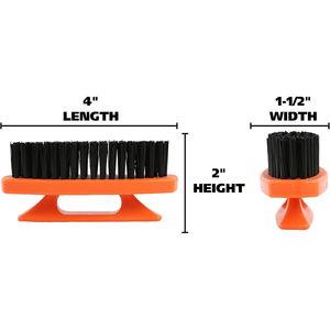 Lot de 6 brosses à ongles de qualité professionnelle pour salon, avec poignée confortable et soies rigides, pour le nettoyage des mains et des ongles - Product Image 3