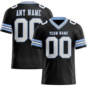 Maillot de football américain 2026, dernière collection, 100 % polyester, couleur personnalisée, manches courtes, léger, séchage rapide, écologique - Product Image 2