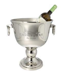 Cubo de Hielo Metálico de Aluminio Niquelado, Capacidad de 5L, Estilo Americano, para Fiestas, Bares y Restaurantes, Venta al Por Mayor Personalizada - Product Image 5