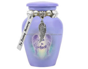 Petite urne souvenir en aluminium contenant des cendres humaines accessoire funéraire stockage décoratif pièce commémorative hommage souvenir cadeau - Product Image 4