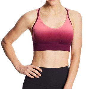 Soutien-gorge de sport professionnel pour femmes en gros, avec logo personnalisé, séchage rapide, respirant, imprimé, pour l'exercice et le fitness - Product Image 1