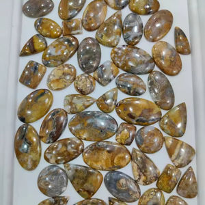100% jasmin naturel jaspe pierres précieuses en vrac Cabochon mélange forme et taille jasmin jaspe pierres précieuses Lot fait à la main faisant des bijoux - Product Image 1