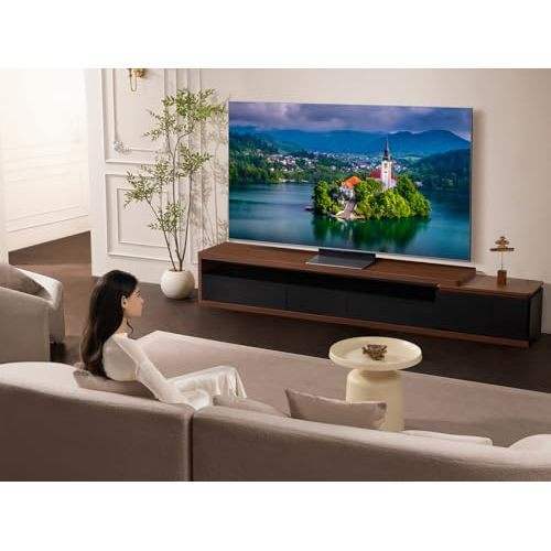 75-Inch Mini LED 4K HDR Smart TV with 144Hz Vision Android System Black US Origin Home/Hotel Use