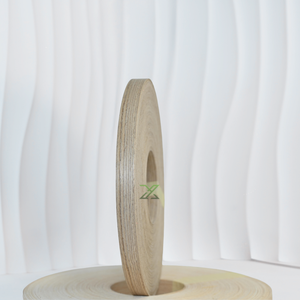 Premium Hardwood Acacia Veneer <b>Edge</b> Banding <b>Tape</b> with Interlocking Grain for Cabinet Making - Product Image 1