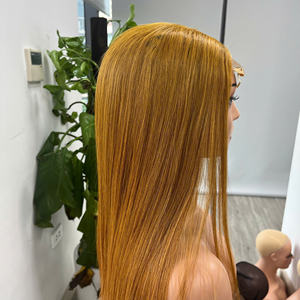 Vente en gros 100% Extensions de cheveux humains tissage vietnamien Orange de haute qualité Double extrémités dessinées os droit - Product Image 4