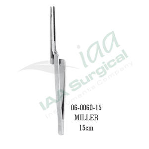 Pinzas Quirúrgicas Dentales Miller para Sujetar Papel de Articulación, Curvas y Rectas, 6 Pulgadas, Acero Inoxidable, Aprobadas por la CE - Product Image 4