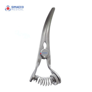 Pinza Vascular Atraumática Glover Bulldog con Mandíbula Curva DeBakey, Tornillo Ajustable, Acero Inoxidable, Reutilizable, Manual, Clase I, CE, ISO, OEM - Product Image 1