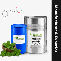 Aromaaaz International Acétate de menthyle C12H22O2 Liquide Pureté 98% à 99,9% Arôme alimentaire Parfum synthétique
