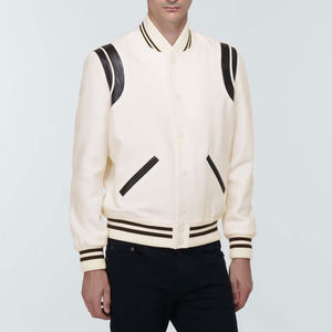 Veste universitaire pour homme avec logo personnalisé, vente en gros, haute qualité, nouvelle veste d'hiver élégante, coton premium, grandes tailles - Product Image 3