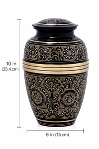 Urna Funeraria Moderna de Aluminio Hecha a Mano, Diseño Cilíndrico Minimalista, Capacidad de 3-4L, Impresión Personalizada, Acabado Mate - Product Image 2