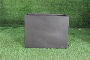 Maceta Moderna Cuadrada de FRP para Piso, Tallada a Mano, Duradera, Ligera, para Jardín Exterior, para Plantas Verdes - Product Image 5