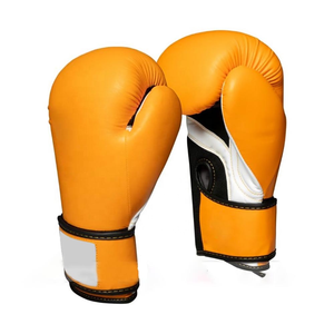 Guantes de Boxeo de Cuero PU con Diseño Personalizado y Cierre de Cordones Benefit Enterprises BE-318 Color y Logotipo Personalizados para Adultos - Product Image 1