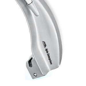 Lames de laryngoscope pour la formation et le maîtrise des techniques en médecine, type Macintosh pour adultes, en acier inoxydable - Product Image 2