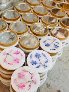 Espejo Compacto con Incrustaciones de Mármol, Tema Religioso, Decoración para el Hogar, Hecho a Mano, Venta al Por Mayor, Mejor Precio Disponible - Product Image 3