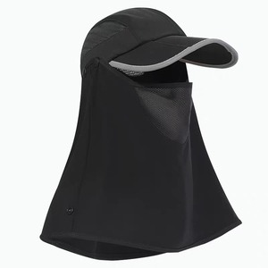 Chapeau de pêche ventilé avec panneaux en maille respirante, large bord, protection solaire, léger, pour la pêche quotidienne - Product Image 4