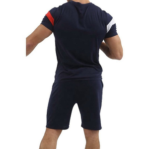 Summer Set 2026 Custom Logo Men Summer 2 Piece Short Sleeve T shirt Summer Set Printed Tracksuit Men Shorts Linen Summer Set - Product Image 5