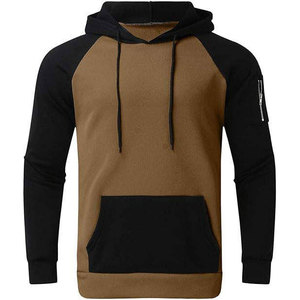 Nouveau design, survêtement pour homme, hiver, à capuche, décontracté, uni, léger, taille élastique, coton, polyester, haute qualité, respirant, séchage rapide - Product Image 2