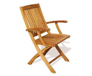 Modern Comfortable Outdoor <b>Folding</b> <b>Dining</b> <b>Table</b> and <b>Chair</b> Set for Indonesia Garden and Patio - Product Image 3