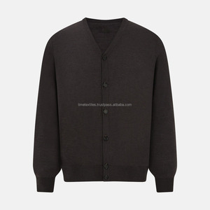 Autumn Winter Men's Versatile Solid Color Knitted <b>Cardigan</b> <b>Sweater</b> with Fashion Buttons Fashion Knitwear - Product Image 6