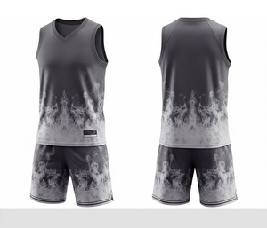 Conjunto de Baloncesto Sublimado, Personalizado, de Secado Rápido, Transpirable, Jersey y Pantalones Cortos de Poliéster, Ropa Deportiva para Hombres, Mujeres y Jóvenes - Product Image 6