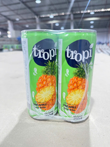 250ml Slim can OEM ODM Private Label 100% Pure Fresh Sweet Mango Grape Pineapple Cocktail Flavored Colored Puree <b>Bottle</b> - Product Image 2