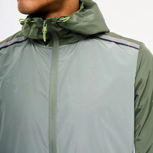 Ensemble de veste courte coupe-vent à capuche en deux pièces, fabriqué en usine, personnalisé, hiver 2025, polyester/nylon, adulte, OEM - Product Image 5