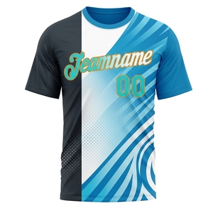 Maillot de football américain personnalisé en polyester pour hommes, sublimation, anti-UV, anti-bactérien, séchage rapide, respirant, léger, décontracté - Product Image 2