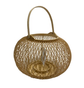 Pantalla de Lámpara Redonda de Bambú Tejido Ecológica - Decoración Sostenible para Hogares, Restaurantes, Hoteles y Resorts - Product Image 2