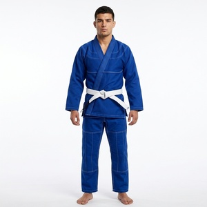 Uniforme de Artes Marciales con Logotipo Personalizado OEM ODM, Uniforme de BJJ de Algodón Preencogido para Entrenamiento Competitivo para Hombres Adultos - Product Image 1