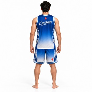 Conjunto de Uniforme Deportivo de Baloncesto para Hombre, Camiseta y Pantalones Cortos, Transpirable, Ligero, para Entrenamiento, Juego, Competencia y Práctica - Product Image 2