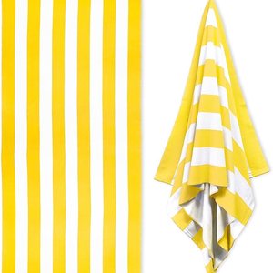 Serviettes de piscine en coton extra larges rayées à séchage rapide, serviettes de luxe, serviettes de piscine rayées à séchage rapide, serviettes d'hôtel - Product Image 5